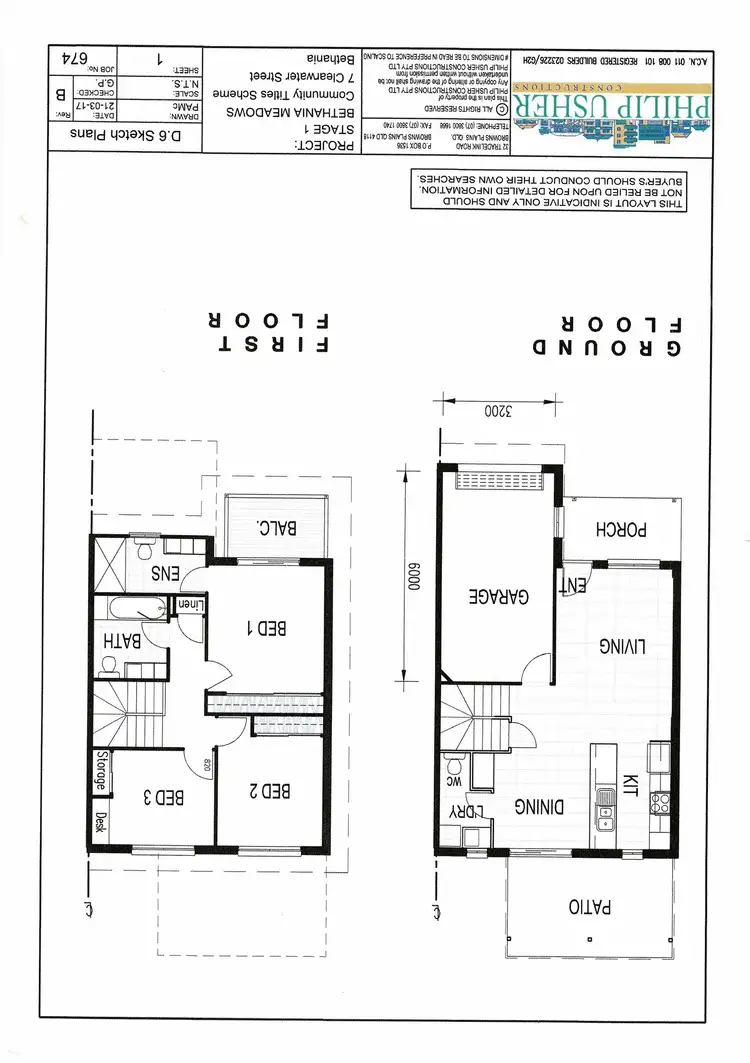 Floorplan of Homely townhouse listing, 6 70 Clearwater Street, Bethania QLD 4205
