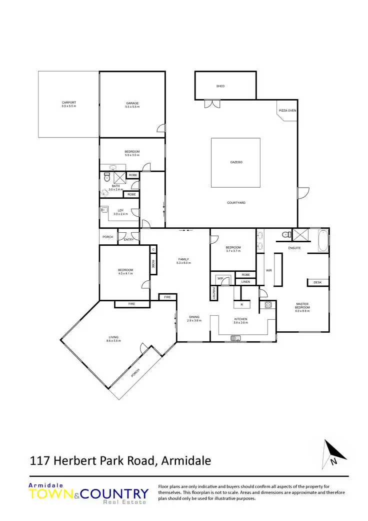 Floorplan of Homely house listing, 117 Herbert Park Road, Armidale NSW 2350