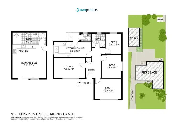 Floorplan of Homely house listing, 95 Harris Street, Merrylands NSW 2160