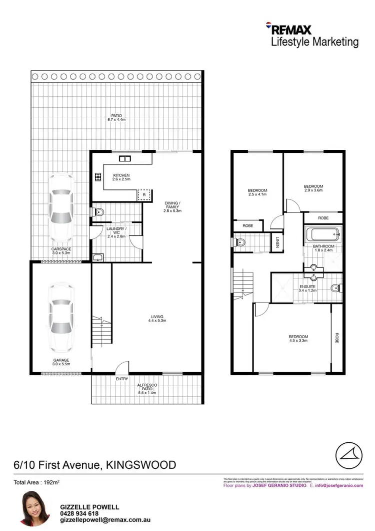 Floorplan of Homely townhouse listing, 6/10 FIRST STREET, Kingswood NSW 2747