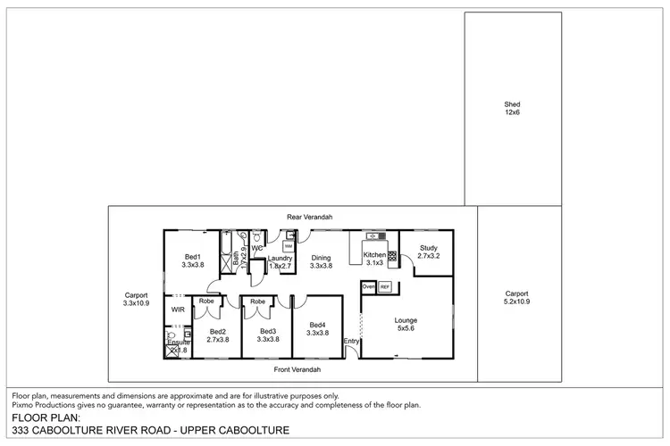 Floorplan of Homely house listing, 333 Caboolture River Road, Upper Caboolture QLD 4510