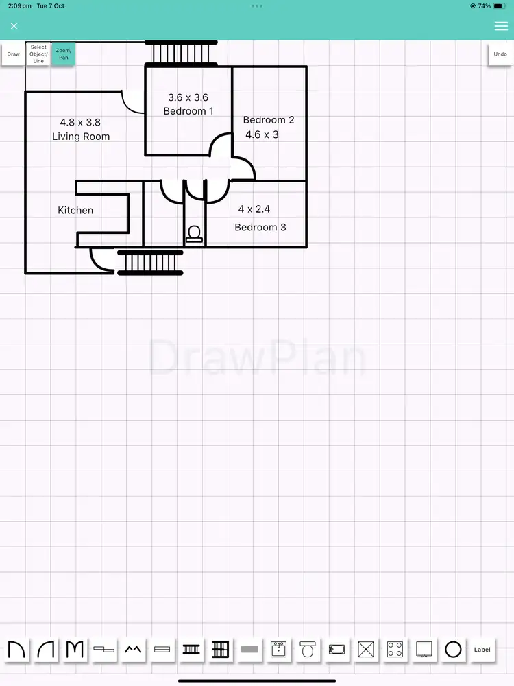 Floorplan of Homely house listing, 3 Graves Street, North Mackay QLD 4740