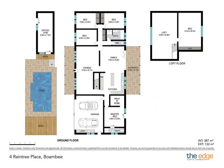Floorplan of Homely house listing, 4 Raintree Place, Boambee NSW 2450