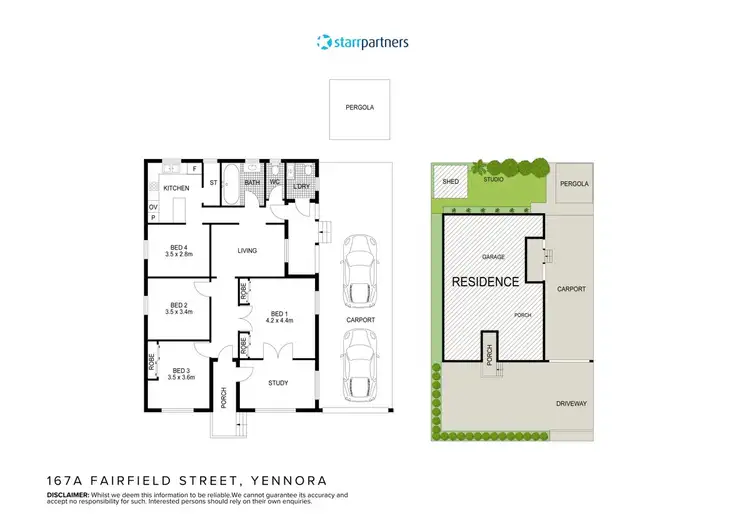 Floorplan of Homely house listing, 167a Fairfield Street, Yennora NSW 2161
