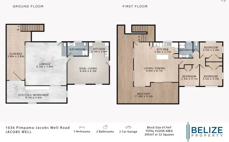 Floorplan of Homely house listing, 1036 Pimpama Jacobs Well Road, Jacobs Well QLD 4208