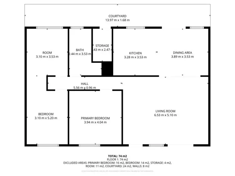 Floorplan of Homely house listing, 3 Broadbent Street, Glastonbury QLD 4570