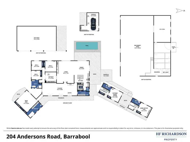 Floorplan of Homely rural property listing, 204 Andersons Road, Barrabool VIC 3221