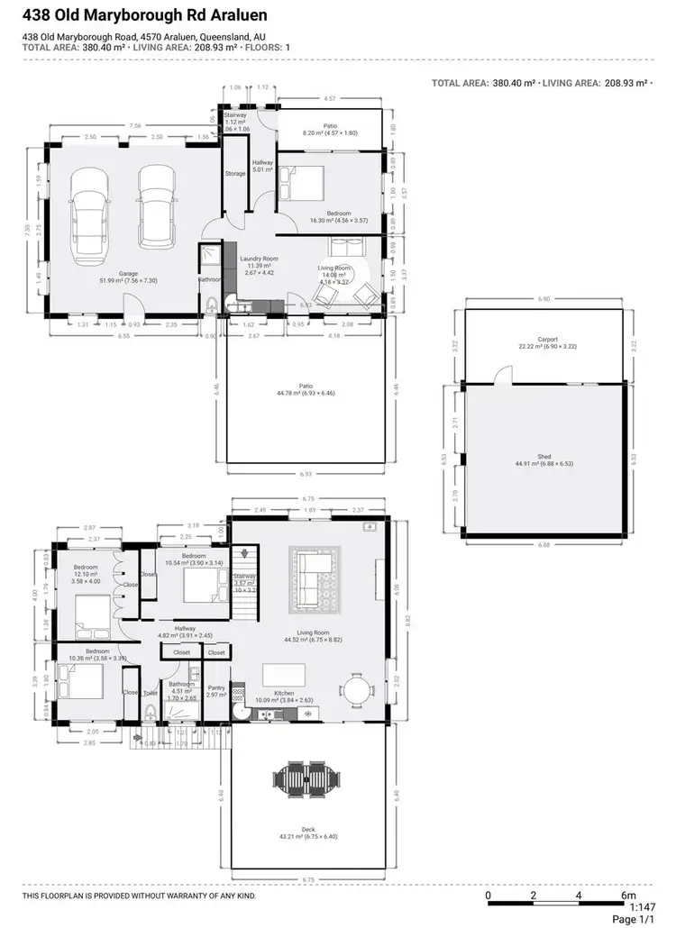 Floorplan of Homely rural property listing, 438 Old Maryborough Road, Araluen QLD 4570