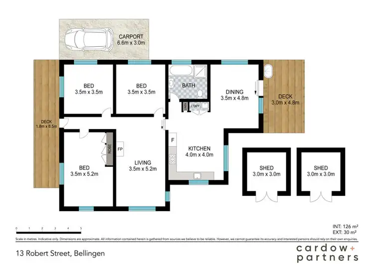 Floorplan of Homely house listing, 13 Robert St, Bellingen NSW 2454