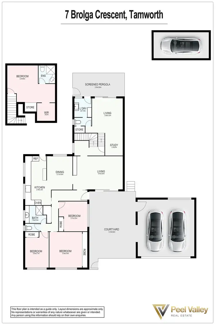 Floorplan of Homely house listing, 7 Brolga Crescent, Tamworth NSW 2340