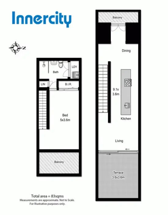 Floorplan of Homely apartment listing, 1/242 Palmer St, Darlinghurst NSW 2010