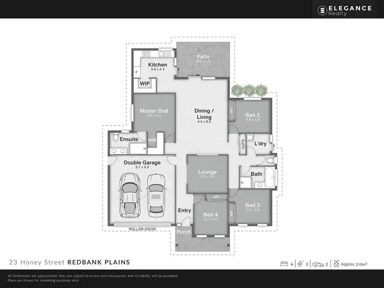 Floorplan of Homely house listing, 23 Honey Street, Redbank Plains QLD 4301