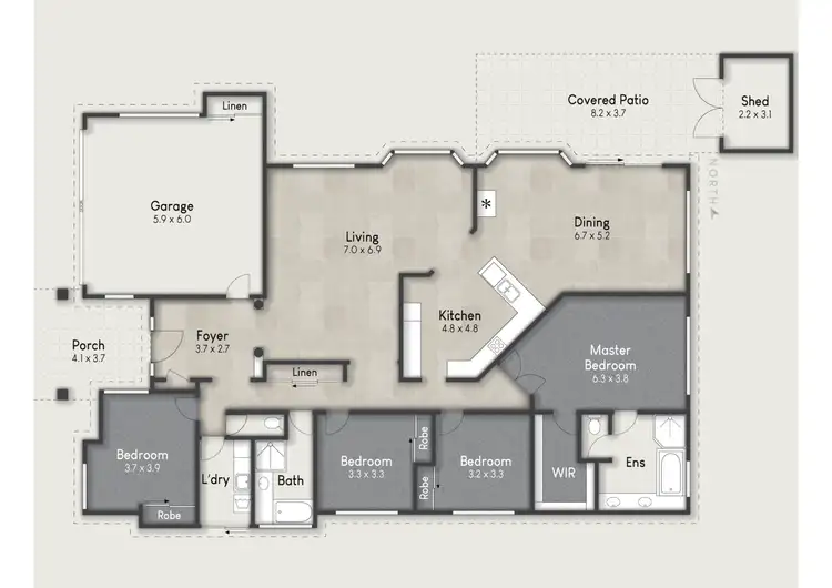 Floorplan of Homely house listing, 12A Oyster Cove Promenade, Helensvale QLD 4212