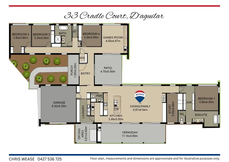 Floorplan of Homely rural property listing, 33 Cradle Court, D'aguilar QLD 4514