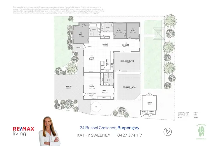 Floorplan of Homely house listing, 24 Busoni Crescent, Burpengary QLD 4505