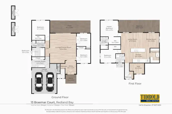 Floorplan of Homely house listing, 13 Braemar Court, Redland Bay QLD 4165