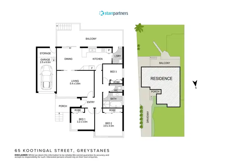 Floorplan of Homely house listing, 65 Kootingal Street, Greystanes NSW 2145