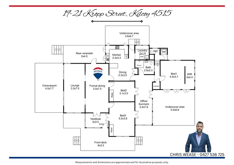 Floorplan of Homely house listing, 19-21 Kropp Street, Kilcoy QLD 4515