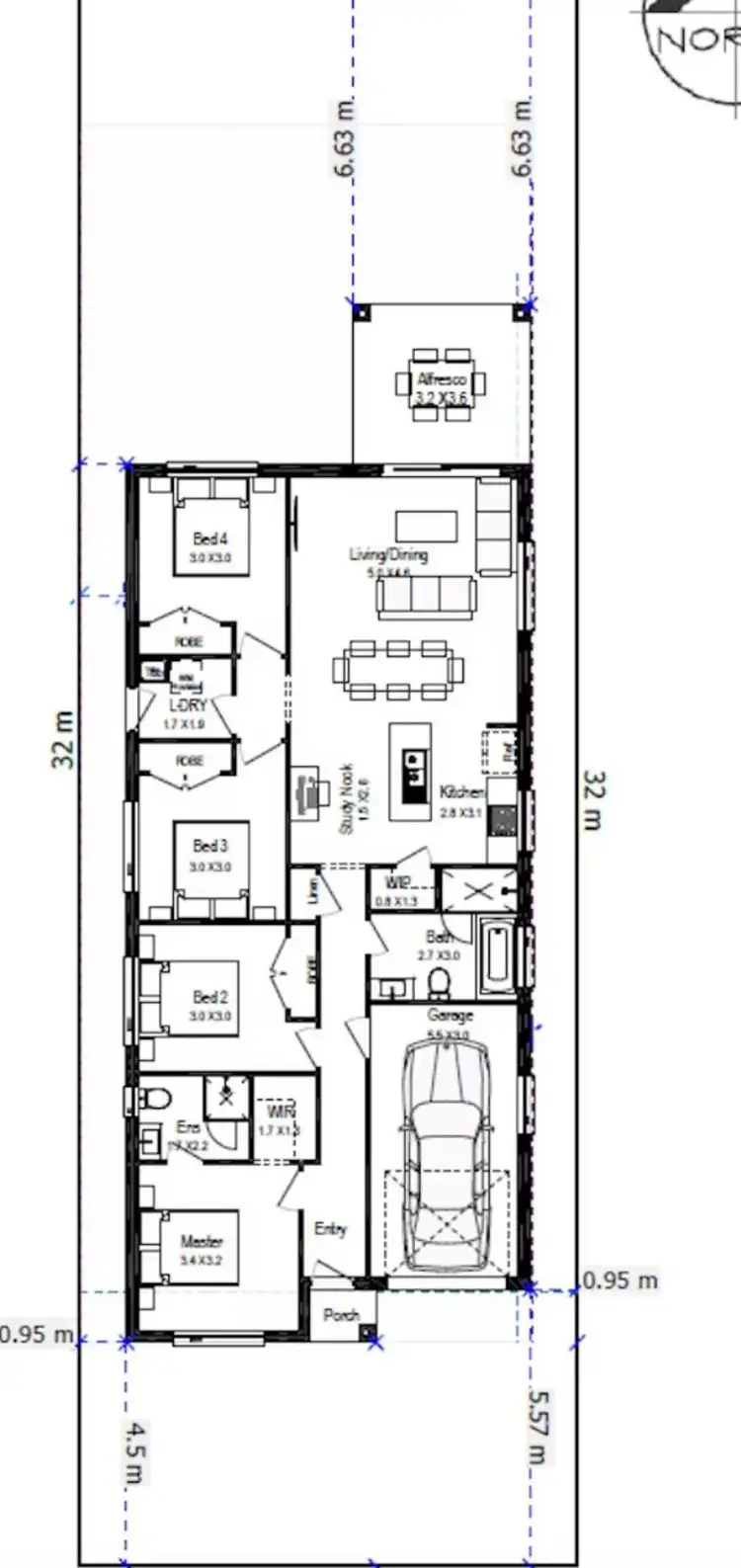 Floorplan of Homely house listing, Lot 18 Harland Road, Spring Farm NSW 2570