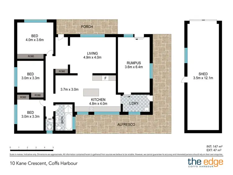 Floorplan of Homely house listing, 10 Kane Crescent, Coffs Harbour NSW 2450