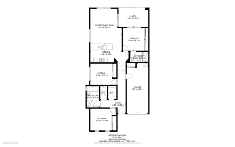 Floorplan of Homely other listing, 1/90 Sanctuary Drive, Cranley QLD 4350