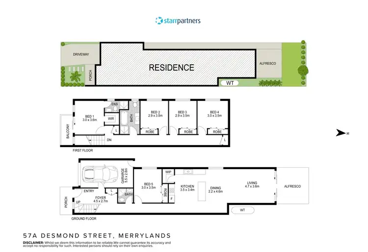 Floorplan of Homely house listing, 57a Desmond Street, Merrylands NSW 2160