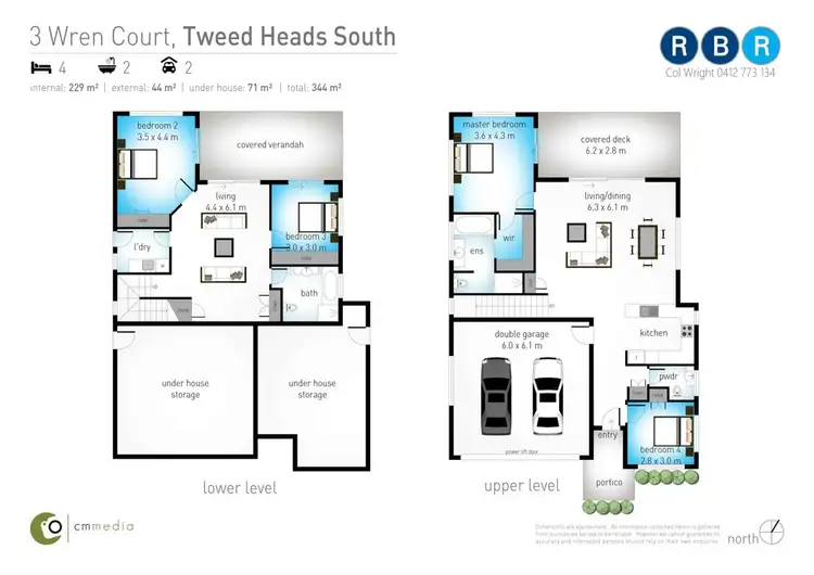 Floorplan of Homely house listing, 3 Wren Court, Tweed Heads South NSW 2486