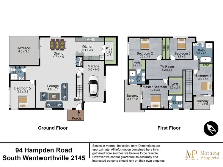 Floorplan of Homely house listing, 94 Hampden Rd, South Wentworthville NSW 2145