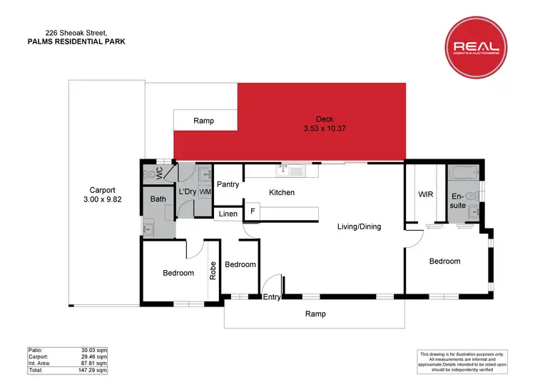 Floorplan of Homely retirement listing, 226/61 Supple Road, Waterloo Corner SA 5110