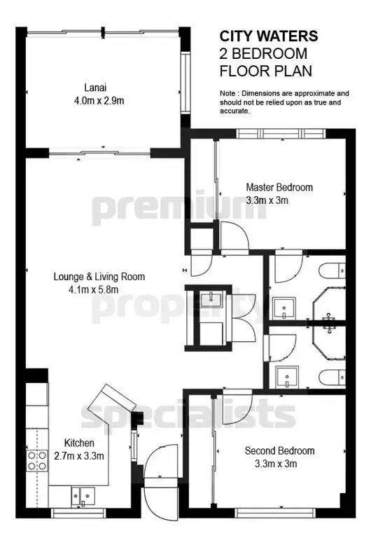 Floorplan of Homely unit listing, 212 2-8 Rigg Street, Woree QLD 4868