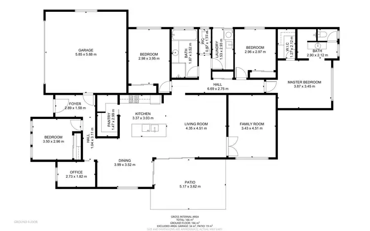 Floorplan of Homely house listing, 15 Entabeni Drive, Kearneys Spring QLD 4350