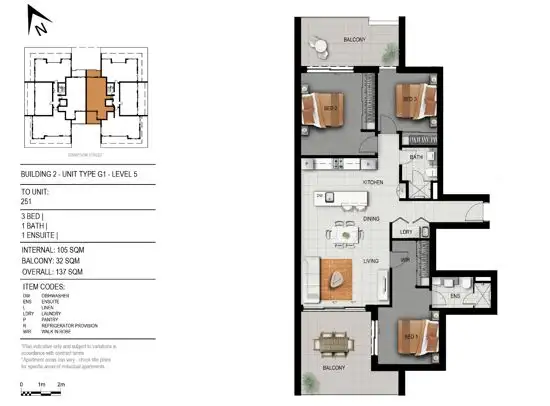 Floorplan of Homely apartment listing, L51 52 Grantson Street, Windsor QLD 4030