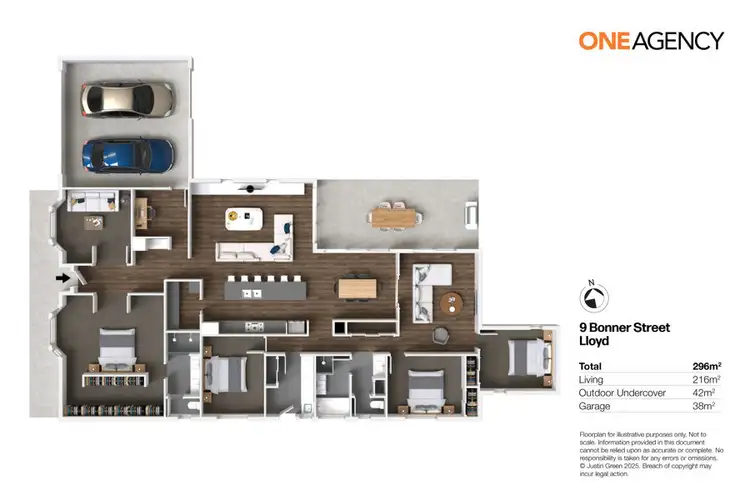 Floorplan of Homely house listing, 9 BONNER STREET, Lloyd NSW 2650
