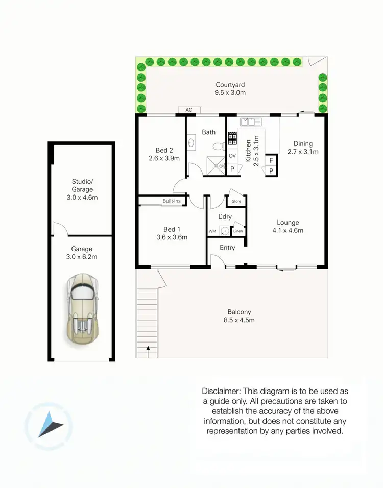 Floorplan of Homely villa listing, 16/2 Rogal Place, Macquarie Park NSW 2113