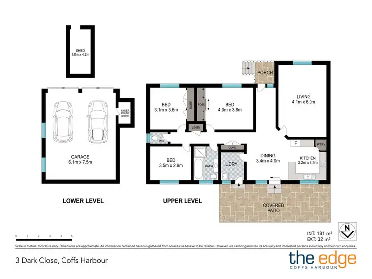 Floorplan of Homely house listing, 3 Dark close, Coffs Harbour NSW 2450