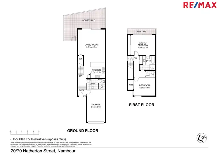 Floorplan of Homely townhouse listing, 20/70 Netherton Street, Nambour QLD 4560