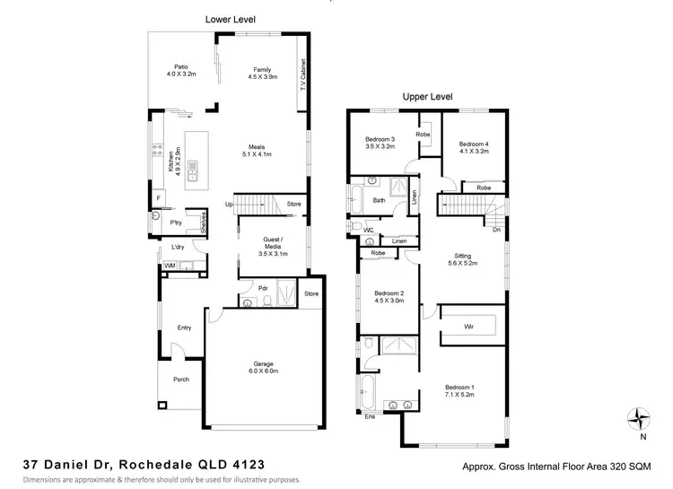 Floorplan of Homely house listing, 37 Daniel Drive, Rochedale QLD 4123