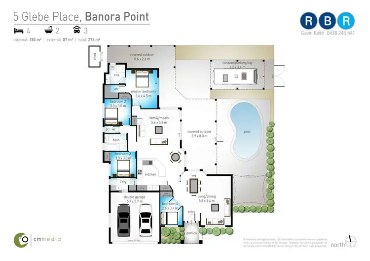 Floorplan of Homely house listing, 5 Glebe Place, Banora Point NSW 2486