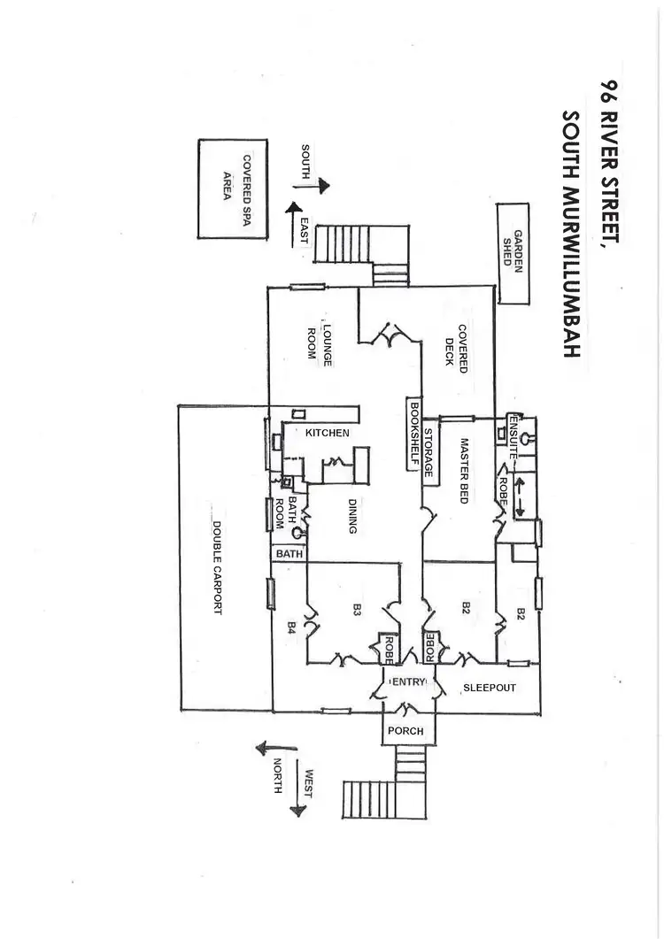 Floorplan of Homely house listing, 96 River Street, South Murwillumbah NSW 2484