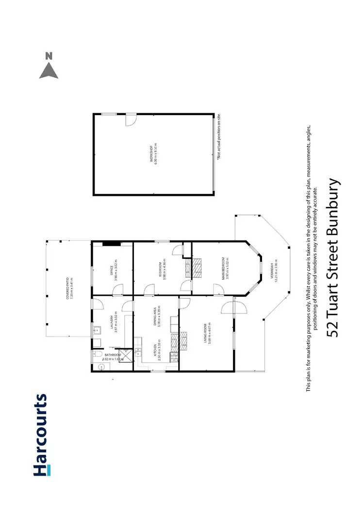 Floorplan of Homely house listing, 52 Tuart Street, Bunbury WA 6230