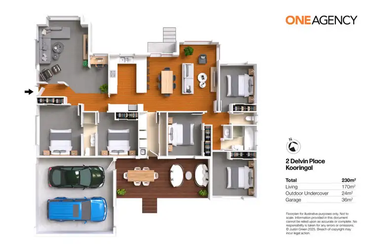 Floorplan of Homely house listing, 2 DELVIN PLACE, Kooringal NSW 2650