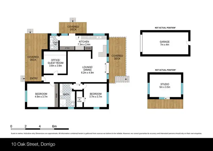 Floorplan of Homely house listing, 10 Oak St, Dorrigo NSW 2453