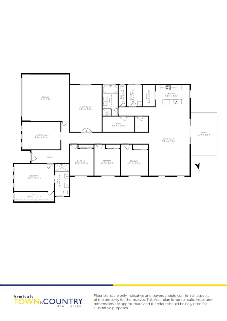 Floorplan of Homely house listing, 6 Holmfield Drive, Armidale NSW 2350
