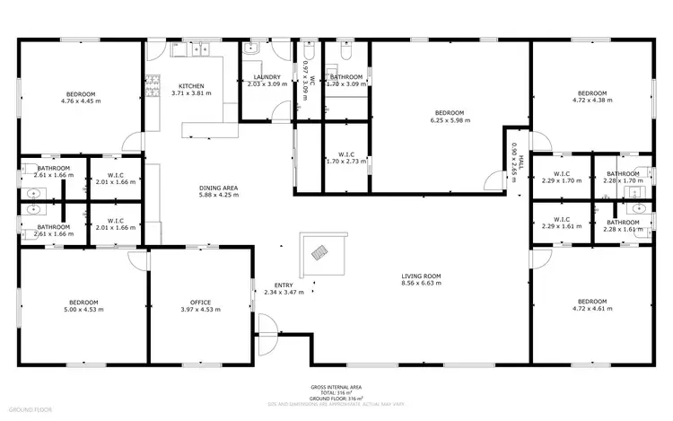 Floorplan of Homely house listing, 132-140 Glennie Street, Drayton QLD 4350