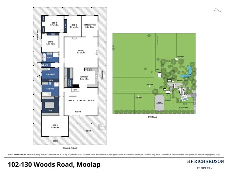 Floorplan of Homely rural property listing, 102-130 Woods Road, Moolap VIC 3224