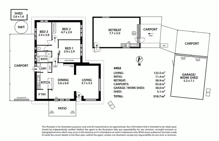 Floorplan of Homely house listing, 15 Graetz, Murray Bridge SA 5253