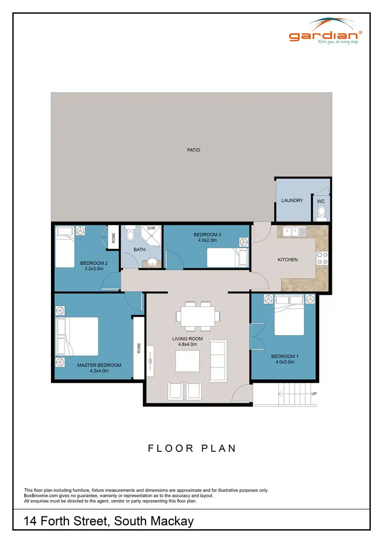 Floorplan of Homely house listing, 14 Forth Street, South Mackay QLD 4740