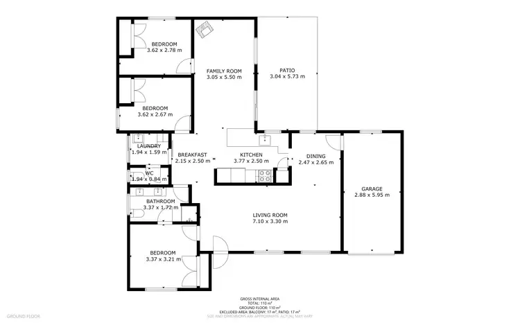 Floorplan of Homely house listing, 18 Batch Court, Harristown QLD 4350