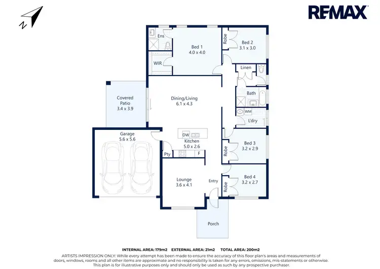 Floorplan of Homely house listing, 6 Rhiannon Court, Bellmere QLD 4510