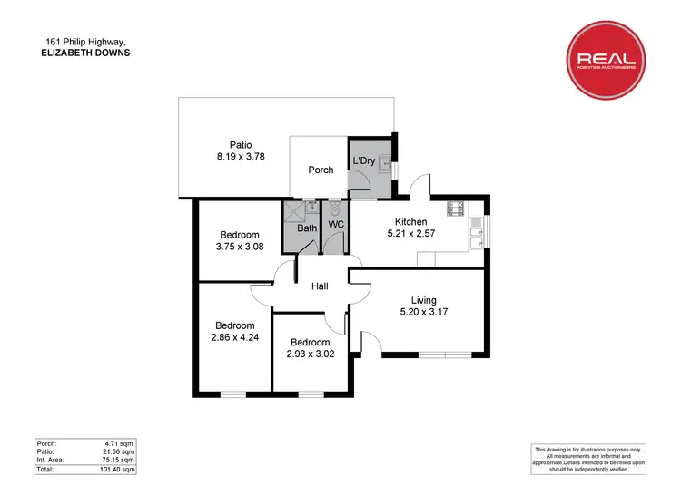 Floorplan of Homely house listing, 161 Philip Highway, Elizabeth South SA 5112